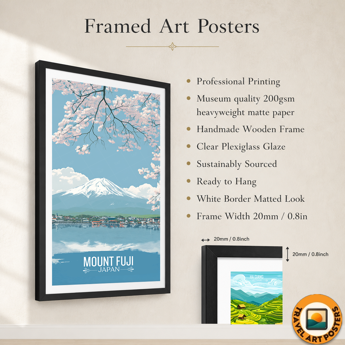 Fuyō-hō - Japan - Travel Art Wall Deco Poster - Art Print - Travel Art Poster