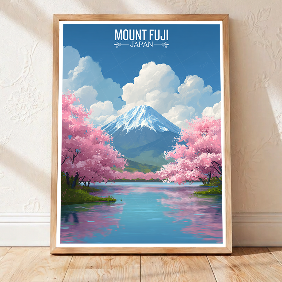 Fugaku - Japan - Travel Art Wall Deco Poster - Art Print - Travel Art Poster