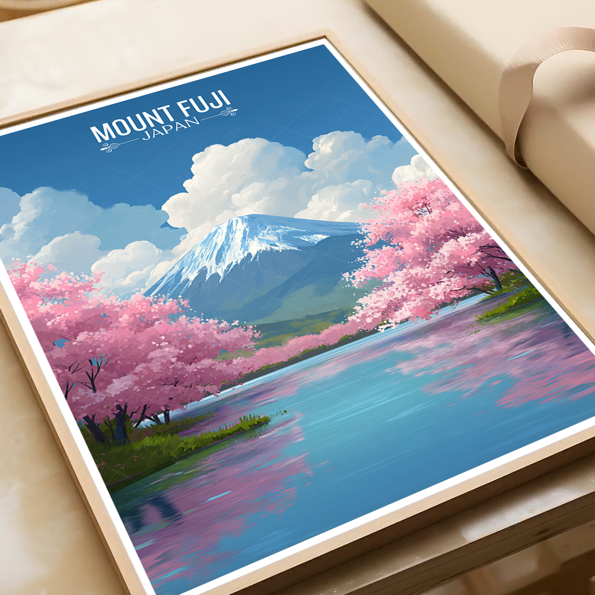 Fugaku - Japan - Travel Art Wall Deco Poster - Art Print - Travel Art Poster