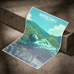 Nanzoin Buddha Temple - Japan - Travel Art Wall Deco Poster - Art Print - Travel Art Poster