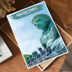 Nanzoin Temple Sasaguri - Japan - Travel Art Wall Deco Poster - Art Print - Travel Art Poster