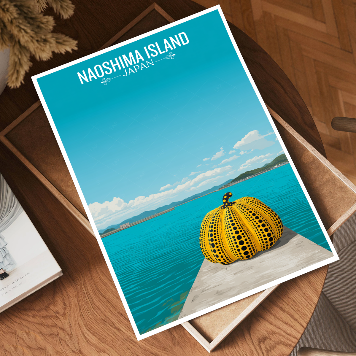 Naoshima Island - Japan - Travel Art Wall Deco Poster - Art Print - Travel Art Poster