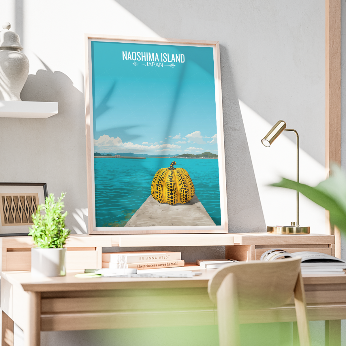 Naoshima Island - Japan - Travel Art Wall Deco Poster - Art Print - Travel Art Poster
