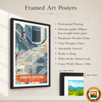 Shibuya Crossing - Japan - Travel Art Wall Deco Poster - Art Print - Travel Art Poster