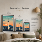 Tokyo Tower - Japan - Travel Art Wall Deco Poster - Art Print - Travel Art Poster