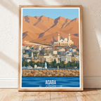 Aqaba Fort - Jordan - Travel Art Wall Deco Poster - Art Print - Travel Art Poster