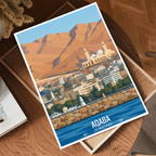 Aqaba Fort - Jordan - Travel Art Wall Deco Poster - Art Print - Travel Art Poster