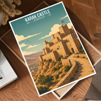 Karak Castle - Jordan - Travel Art Wall Deco Poster - Art Print - Travel Art Poster