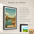 Karak Castle - Levant - Jordan - Travel Art Wall Deco Poster - Art Print - Travel Art Poster