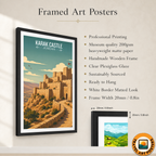 Karak Castle - Jordan - Travel Art Wall Deco Poster - Art Print - Travel Art Poster