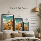 Karak Castle - Jordan - Travel Art Wall Deco Poster - Art Print - Travel Art Poster