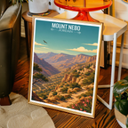 Mount Nebo - Church of Moses - Jordan - Travel Art Wall Deco Poster - Art Print - Travel Art Poster