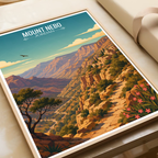 Mount Nebo - Church of Moses - Jordan - Travel Art Wall Deco Poster - Art Print - Travel Art Poster