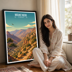 Mount Nebo - Church of Moses - Jordan - Travel Art Wall Deco Poster - Art Print - Travel Art Poster