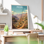 Mount Nebo - Church of Moses - Jordan - Travel Art Wall Deco Poster - Art Print - Travel Art Poster