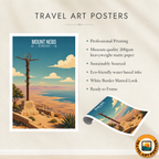 Mount Nebo - Jordan - Travel Art Wall Deco Poster - Art Print - Travel Art Poster