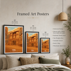 Petra - Jordan - Travel Art Wall Deco Poster - Art Print - Travel Art Poster