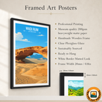Wadi Rum - Jordan - Travel Art Wall Deco Poster - Art Print - Travel Art Poster