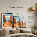 Valley of Moon - Jordan - Travel Art Wall Deco Poster - Art Print - Travel Art Poster