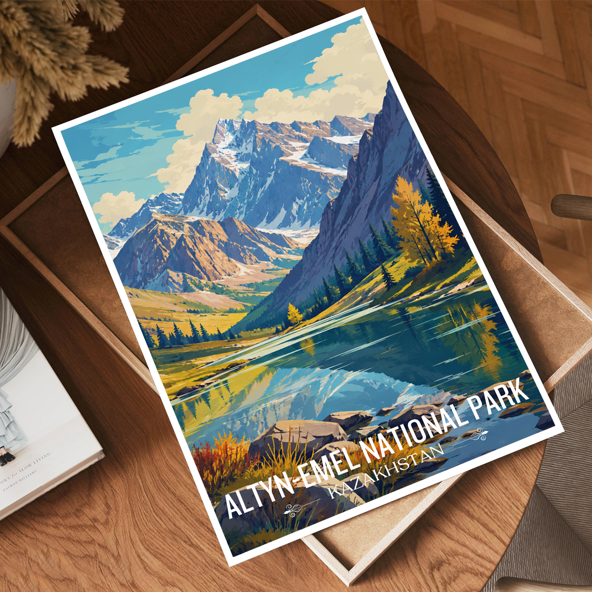 Altyn-Emil National Park - Kazakhstan - Travel Art Wall Deco Poster Print - Art Print - Travel Art Poster