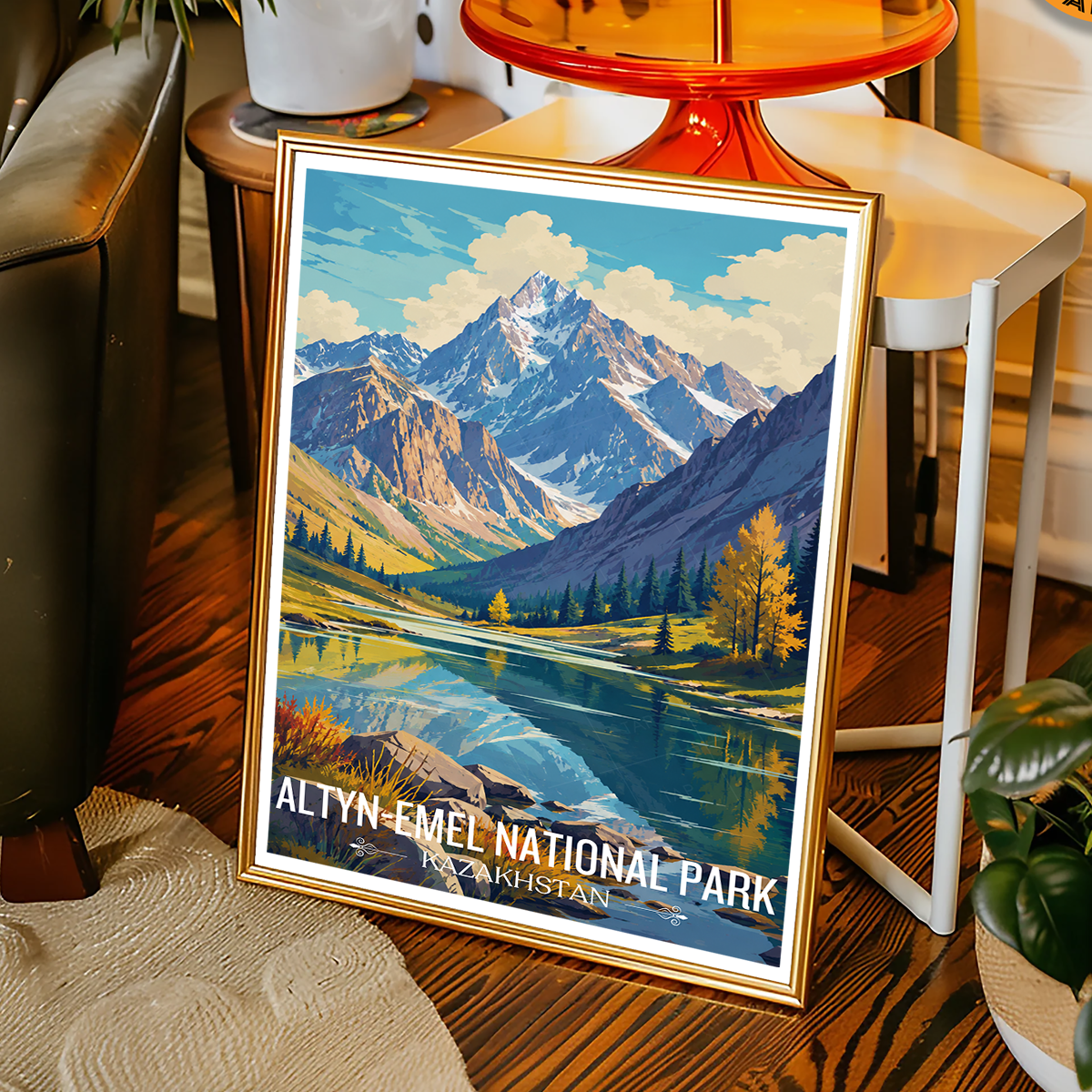 Altyn-Emil National Park - Kazakhstan - Travel Art Wall Deco Poster Print - Art Print - Travel Art Poster