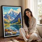 Altyn-Emil National Park - Kazakhstan - Travel Art Wall Deco Poster Print - Art Print - Travel Art Poster