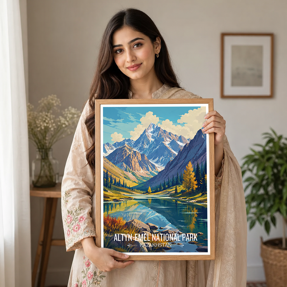 Altyn-Emil National Park - Kazakhstan - Travel Art Wall Deco Poster Print - Art Print - Travel Art Poster