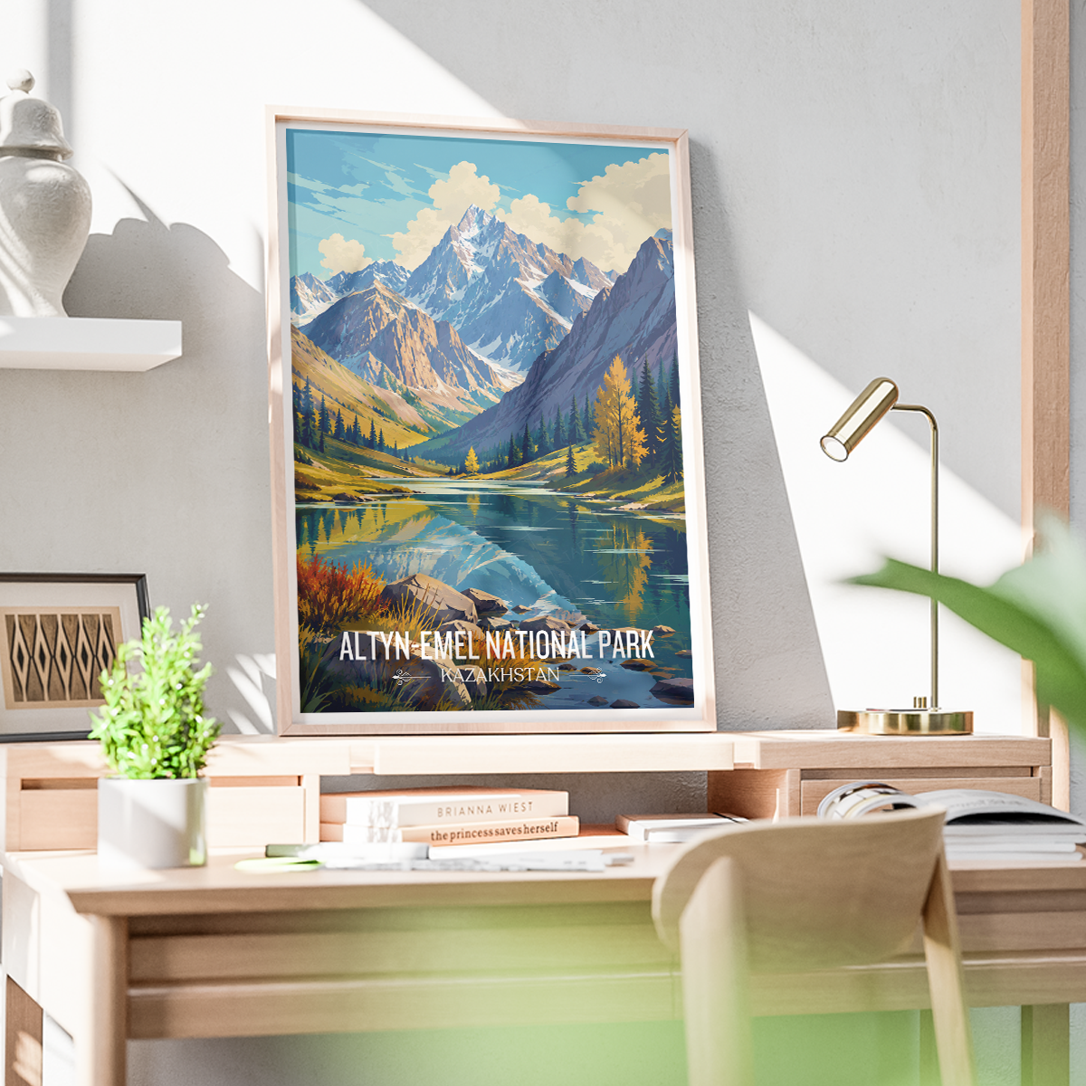 Altyn-Emil National Park - Kazakhstan - Travel Art Wall Deco Poster Print - Art Print - Travel Art Poster