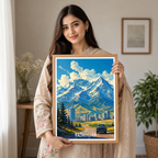 Kazakhstan - Travel Art Wall Deco Poster Print - Art Print - Travel Art Poster