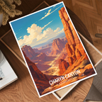 Charyn Canyon - Kazakhstan - Travel Art Wall Deco Poster Print - Art Print - Travel Art Poster