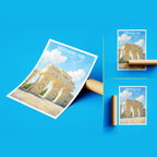 Independence Park - Kazakhstan - Travel Art Wall Deco Poster Print - Art Print - Travel Art Poster