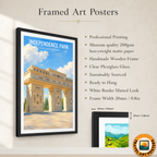 Independence Park - Kazakhstan - Travel Art Wall Deco Poster Print - Art Print - Travel Art Poster