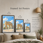 Independence Park - Kazakhstan - Travel Art Wall Deco Poster Print - Art Print - Travel Art Poster