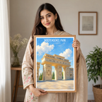 Independence Park - Kazakhstan - Travel Art Wall Deco Poster Print - Art Print - Travel Art Poster