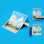Seyitjan Kari Mosque - Kazakhstan - Travel Art Wall Deco Poster Print - Art Print - Travel Art Poster
