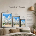 Seyitjan Kari Mosque - Kazakhstan - Travel Art Wall Deco Poster Print - Art Print - Travel Art Poster