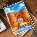 Shymkent Castle - Kazakhstan - Travel Art Wall Deco Poster Print - Art Print - Travel Art Poster