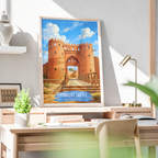 Shymkent Castle - Kazakhstan - Travel Art Wall Deco Poster Print - Art Print - Travel Art Poster