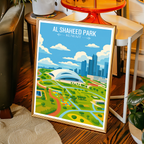 Al Shaheed Park - Kuwait - Travel Art Wall Deco Poster Print - Art Print - Travel Art Poster