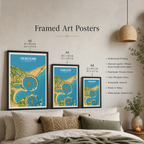 Failaka Island - Kuwait - Travel Art Wall Deco Poster Print - Art Print - Travel Art Poster