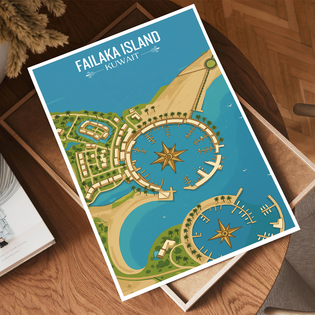Failaka Island - Kuwait - Travel Art Wall Deco Poster Print - Art Print - Travel Art Poster