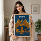 Grand Mosque - Kuwait - Travel Art Wall Deco Poster Print - Art Print - Travel Art Poster