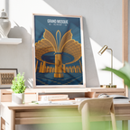 Grand Mosque - Kuwait - Travel Art Wall Deco Poster Print - Art Print - Travel Art Poster