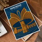 Grand Mosque - Kuwait - Travel Art Wall Deco Poster Print - Art Print - Travel Art Poster