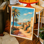 Kuwait - Travel Art Wall Deco Poster Print - Art Print - Travel Art Poster