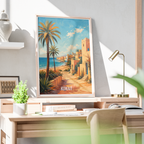 Kuwait - Travel Art Wall Deco Poster Print - Art Print - Travel Art Poster