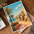 Kuwait - Travel Art Wall Deco Poster Print - Art Print - Travel Art Poster