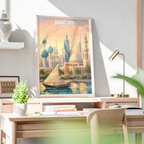 Kuwait Capital City - Kuwait - Travel Art Wall Deco Poster Print - Art Print - Travel Art Poster