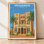 Tareq Rajab Museum - Kuwait - Travel Art Poster Print - Art Print - Travel Art Poster