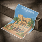 Tareq Rajab Museum - Kuwait - Travel Art Poster Print - Art Print - Travel Art Poster